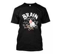 NM52SER Rare!! NWT 7899-Brain vS The World! T Shirt Size S-4XL