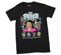 NM52SER The Proud Family Adult T-Shirt - Cast JamGet DownHave Fun!