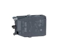 NMAOD Bouton poussoir Harmony ZBE205, 22mm, avec bloc de Contact supplémentaire, 1 NO et NC for la Protection du moteur, 5 pièces .mp3