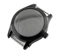 NMASDUYPU Boîtier de montre de pilote NH35 36 mm/39 mm, verre saphir, finition brossée, compatible avec les modèles NH34, NH35 et NH36, mouvement ETA 2824 PT5000.(8,36mm ETA2824 PT5000)