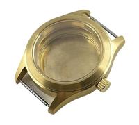 NMASDUYPU Boîtier de montre de pilote NH35 36 mm/39 mm, verre saphir, finition brossée, compatible avec les modèles NH34, NH35 et NH36, mouvement ETA 2824 PT5000.(4,39mm ETA2824 PT5000)