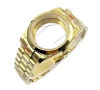 NMASDUYPU Boîtier de montre doré 36 mm/40 mm, verre inoxydable, compatible avec les mouvements NH34, NH35, NH36, NH38, ETA2824 et PT5000.(B2,40mm Case NH35 NH36)