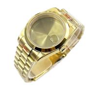 NMASDUYPU Boîtier de montre doré 36 mm/40 mm, verre inoxydable, compatible avec les mouvements NH34, NH35, NH36, NH38, ETA2824 et PT5000.(B3,40mm Case NH35 NH36)