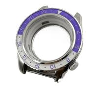 NMASDUYPU Boîtier de montre NH34 44 mm avec lunette lumineuse C3, compatible avec les modèles NH34, NH35 et NH36 (mouvement 4R35).(Purple White)
