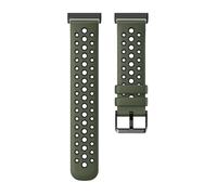 NMASDUYPU Bracelet bicolore compatible avec la Versa 4, bracelet respirant à trous ronds compatible avec la montre connectée Versa 3.(B-Army green black,Versa 3)