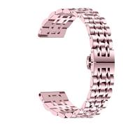 NMASDUYPU Bracelet classique en acier inoxydable de 22 mm for OnePlus Watch 3. Bracelet en métal for OnePlus Watch 2, 2R et 3. Accessoires for montres.(Roze,22mm Universal)