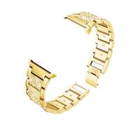 NMASDUYPU Bracelet en diamant for montre 7/6/4/Classic/5/pro/Active 2 40 44mm, métal 20mm 22mm, Bracelet à maillons Gt 2-3-pro(Gold 05,20mm watch band)