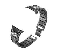 NMASDUYPU Bracelet en diamant for montre 7/6/4/Classic/5/pro/Active 2 40 44mm, métal 20mm 22mm, Bracelet à maillons Gt 2-3-pro(Black 02,22mm watch band)