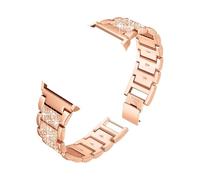 NMASDUYPU Bracelet en diamant for montre 7/6/4/Classic/5/pro/Active 2 40 44mm, métal 20mm 22mm, Bracelet à maillons Gt 2-3-pro(Rose gold 04,22mm watch band)
