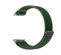 NMASDUYPU Bracelet en Nylon 18-22mm for montre intelligente 3, Bracelet de remplacement réglable adapté à la montre Oneplu 2/2R/1(Deep green,22mm universal)