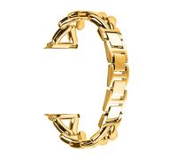 NMASDUYPU Bracelet enroulé en métal for montre Ultra 2, 49mm 45mm 41mm 40mm 44mm, bracelet en diamant for 10 9 8 7 SE 6 5(Gold,S10-46mm 42 44 45 49)