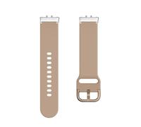 NMASDUYPU Bracelet hypoallergénique en silicone souple avec boucle colorée for Galaxy Watch Fit 3(Milk tea)