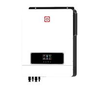 nmbhus 10.2KW Marche/arrêt Grille Solaire Hybride Onduleur DC48V À AC230V Sortie Contrôleur De Charge 160A Intégré Double Entrée PV Max 500V Utilisation généralisée(10.2KW with WiFi)