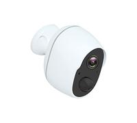 nmbhus 3MP Tuya Smart Life 5200/9000mAh Batterie Rechargeable Solaire extérieur WiFi 1080P Surveillance sécurité sirène caméra Installation Facile(No Alexa)