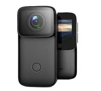 nmbhus Caméra d'action 4K Anti-secousse Vision Nocturne Étanche Équitation Casque De Ski Vlog Webcam Pouce Caméra De Sport(Size:Standard)