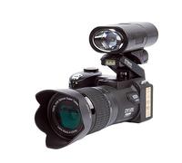 nmbhus Caméra DSLR Zoom Optique 24X for La Photographie Mise Au Point Automatique 33MP Trois Lentilles 1080P HD Caméscope Vidéo Numérique Extérieur(No SD Card,with Flashlight)