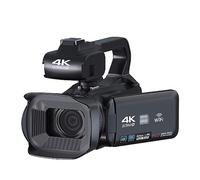 nmbhus Caméscope Vintage Full 4K UHD 60FPS for La Diffusion en Direct Vlog 18X 64MP Caméra Vidéo Enregistreur Numérique 4 "écran Rotatif(with 64G SD Card,Only Camcorder)