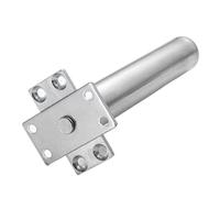 nmbhus Ferme-Porte Automatique Ferme-Porte Invisible, Porte De Maison en Bois, Ferme-Porte Automatique, Léger Et Caché, Charnière Réglable À Ressort Conception réglable(Silver - 80kg)
