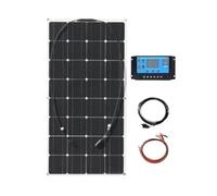 nmbhus Kits De Système De Panneaux Solaires 2000W for La Maison avec Contrôleur De Charge 100A du Panneau Solaire 1000W 2000W(1PCS with Controller)