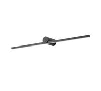 nmbhus Miroir Phare Design Minimaliste LED Bande Applique Murale Maison Nordique Simple Moderne Image Allée Fond Applique Murale(Warm White,Black_10W 50CM)