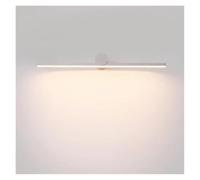 nmbhus Miroir Phare Design Minimaliste LED Bande Applique Murale Maison Nordique Simple Moderne Image Allée Fond Applique Murale(Warm White,White_10W 50CM)