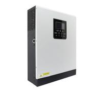 nmbhus Onduleur Hybride À Onde Sinusoïdale Pure 3KVA 2400W Hors Réseau avec Contrôleur De Charge Solaire PWM 50A DC 24V Utilisation for Système De Panneaux Solaires Utilisation généralisée