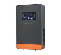 nmbhus Onduleur Solaire Hybride 24V MPPT 150A 80A Convertisseur De Batterie Panneau PV À Onde Sinusoïdale Pure Puissance Maximale 6KW 3KW Utilisation généralisée(4.5KVA 4.5KW 24V,NO WiFi)