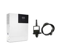 nmbhus Onduleur Solaire Hybride 5000W 48V Onduleur À Onde Sinusoïdale Pure Intégré MPPT 80A Contrôleur Solaire Entrée PV Max 500Vdc Utilisation généralisée(5KW with WiFi)