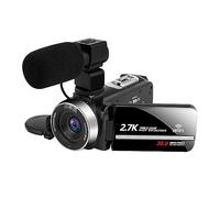 nmbhus Vision Nocturne Caméscope Extérieur 2.7K WiFi Caméra Vidéo Numérique for Blogueur Infrarouge Portable Webcam Photo Vlog Enregistreur(128G SD Card,Set 3)