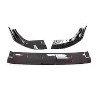 NMBNPKTUCU Kit Garniture Plaque Protection Pare-Choc Avant Et Inférieur pour Toyota pour RAV4 2019 2020 2021 2022 2023 Becquet Décoration en Canard Lèvre Avant(Glossy Black)