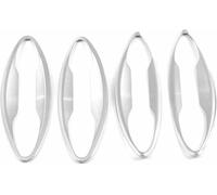 NMBYUXI Cache de poignée de Porte extérieure pour Accord 9th Gen 2013 2014 2015 2016 2017, Accessoires de Remplacement pour Garniture de poignée de Porte latérale