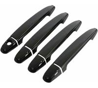 NMBYUXI Cache de poignée de Porte extérieure pour Toyota pour Land Cruiser Prado 120 J1120 2003-2009, Accessoires de Remplacement pour Garniture de poignée de Porte latérale