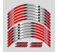 NMBZVE Autocollants de Jante Autocollants Réfléchissants De Roue De Moto Autocollants Décoratifs Réfléchissants De Nuit pour Y&amaha XJ6 Xj 6(Style 4)