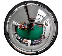 NMDCDH Miroir panoramique hémisphérique Convexe, Angle de Vision à 360 degrés, Miroir de sécurité en Acrylique, Verre PC résistant aux Chocs, pour Les Bureaux de Magasin, 30 cm (12 Pouces