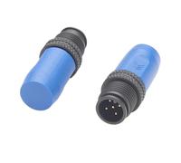 NMEA 2000 N2k Mâle Femelle Terminator Marine Micro-Change M12 Terminal Résistance avec 120 Ohm pour Lowrance Simrad B&G Navico & Garmin CanBus CANOpen Devicenet (Mâle + Femelle)