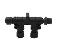 NMEA 2000 Tee Terminator 2 ports M12 filetage 5 broches IP67 étanche universel pour les réseaux B G Lowrance Simrad Navico Marine Electronics