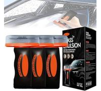 Nmes Nettoyant Vitre,Nmes Nettoyant Pare Brise,Hand-Held Glass Emulsion Cleaner,Car Windshield Handheld Glass Oil-Film Remover,Pour Vitres De Voiture,Miroirs Et Surfaces En Verre,Hydrofuge,100 ml (3)
