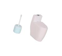 NMFLAB Petite toilette et brosse pour maisons de poupées, salle de bain, échelle 1/12, modèle de meuble miniature avec design détaillé, accessoires de salle de bain miniatures pour maisons de poupées