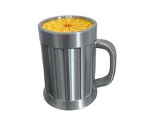 NMFLAB Tasse flexible qui tombe - Accessoire pour décoration d'intérieur - Copie créative de déversement de liquide