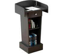 NMGHUTE Podium d'église, Support De Podium, Pupitres Robustes, Chaire D'église Portable pour Hôte Scolaire, Réception, Discours, Professeur D'hôtel Bureau