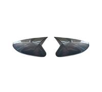 NMHTJ Voiture Rétroviseur Capuchon pour Ve&loster 2012-2018 Coques De Rétroviseurs Latéraux en Fibre De Carbone ABS Style Corne De Bœuf Accessoires Extérieurs De Voiture