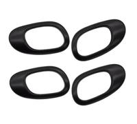NMJLQW Accessoires De Décoration Garniture Couverture Lunette Poignée Porte Intérieure Voiture Pour Peugeot 207 206 206cc Pièce de rechange intérieure(1 set)