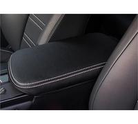 NMJLQW Couvercle de boîte d'accoudoir Housse De Protection en Cuir pour Accoudoir De Console Centrale, Étui De Protection pour Lexus NX 300h 200t 200 2014-2017(Black White)