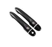 NMJLQW Décoration extérieure Couvercle Poignée Porte Voiture, Accessoires Style, Pour Renault, Pour Clio IV, Pour Clio 4, Pour Lutecia 2012 - 2019(Black 1key 2 button)