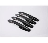 NMJLQW Décoration extérieure Couvercle Poignée Porte Voiture Chromé Noir Brillant, Accessoires Décoration, Style, Pour Civic 2006 2007 2008 2009 2010 2011(Black handle)