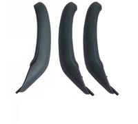 NMJLQW Poignée De Porte Intérieure Passager Gauche Droite, Couverture Extérieure Remplacement Garniture En Cuir Pour X3 X4 F25 F26 2010 - 2016 Pièce de rechange intérieure(LHD Black Set)