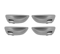 NMJLQW Poignée De Porte Intérieure Voiture Gauche Droite, Couvercle Bol, Accessoires Remplacement Pour Série 5 F10 F11 F18 2010 - 2017 Pièce de rechange intérieure(Titanium 4pcs Set)