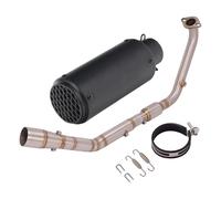 NMJLQW Tube de téléchargement Silencieux D'échappement pour Moto Modification du Tuyau De Bielle Adapté pour Y&amaha XSR125 XSR 125 2020 - 2022(G-Type)