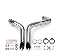 NMJLQW Tube de téléchargement Tuyau D'échappement De Moto Silencieux Coude Tuyau D'échappement Adapté pour Harley XL883 pour Softail pour Sportster 883 1200(Style 2)