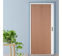 NMKSYX Porte accordéon Porte Accordéon Personnalisable Pliable Interne, Design Nid d'abeille - Porte De Séparation Pliante Thermo-Isolante pour Cuisine/Balcon/Placard(Coffee,175x180cm)
